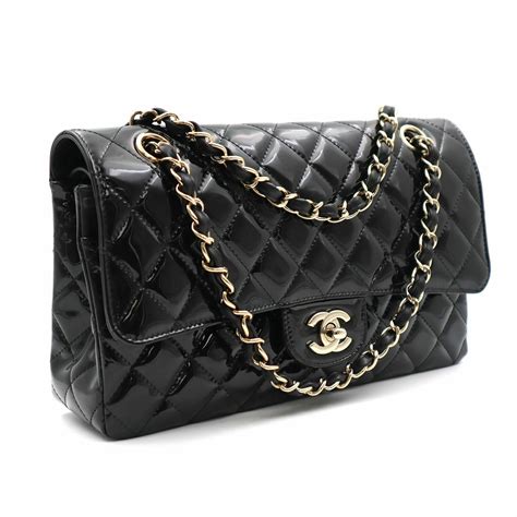 chanel handbag white and black|Chanel black classic quilted handbag.